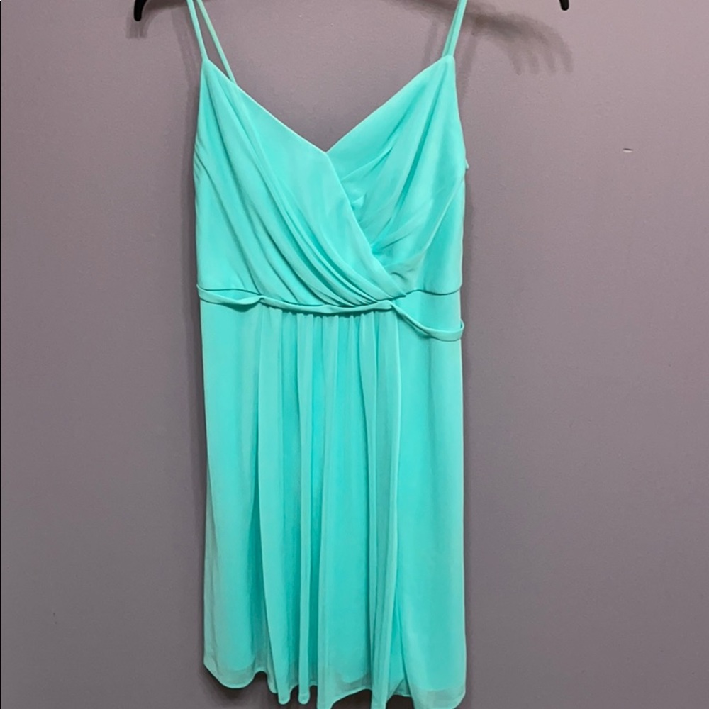 Blue bridesmaid dress